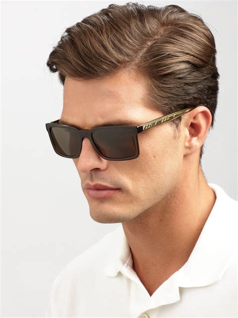 burberry glasses with green pattern|Burberry glasses for men.